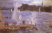 Max Slevogt, The Alster at Hamburg